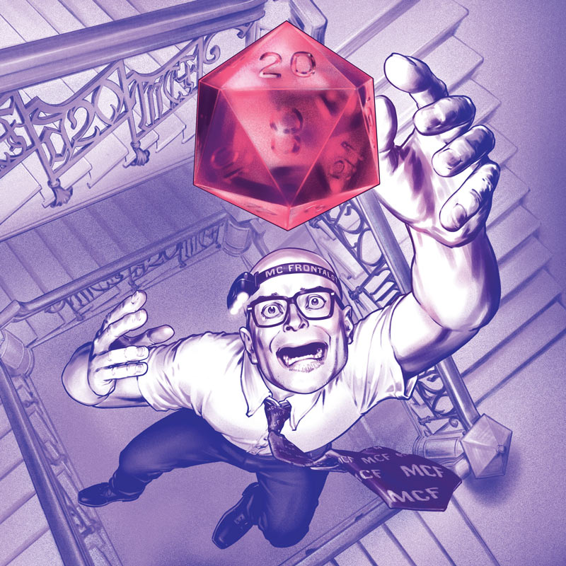 MC Frontalot | The 20th Anniversary d20 Vinyl, available now.